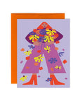 Carte de Souhaits Mille fleurs Paperole - Ex - voto