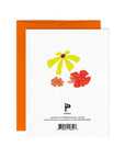 Carte de Souhaits Mille fleurs Paperole - Ex - voto