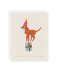 Carte de Souhaits Mini Birthday Dog Seedlings - Ex - voto