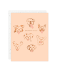 Carte de Souhaits Mini Dog Kisses Seedlings - Ex - voto