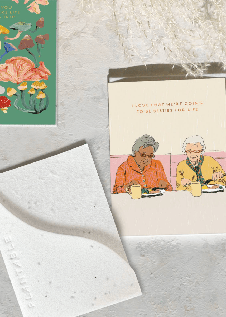 Carte de Souhaits Mini Forever Friends Seedlings - Ex - voto