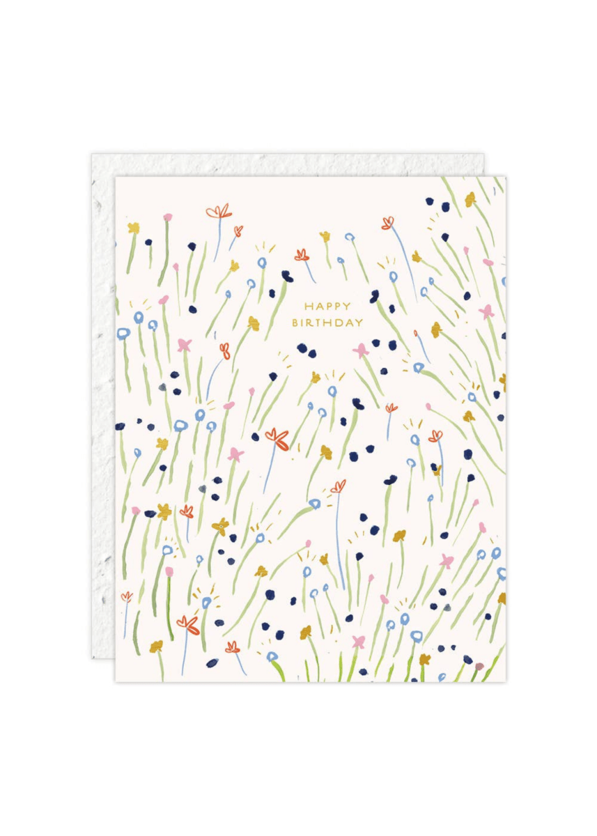 Carte de Souhaits Mini Sweetest Stems Seedlings - Ex - voto