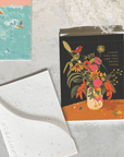 Carte de Souhaits Mini Vase Still Life Seedlings - Ex - voto