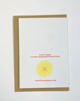 Carte de Souhaits New Baby Rouge Lizzie Lomax - Ex - voto