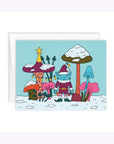 Carte de Souhaits Noël Elfe Paperole - Ex - voto