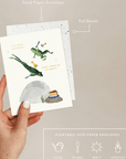 Carte de Souhaits Party Frogs Seedlings - Ex - voto