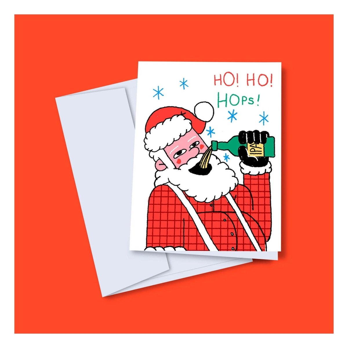 Carte de Souhaits Père Noël IPA TOUTE - Ex - voto