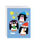 Carte de Souhaits Pingouins Paperole - Ex - voto
