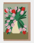 Carte de Souhaits Pink Tulips Evermade - Ex - voto