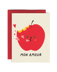 Carte de Souhaits Pomme d'Amour Paperole - Ex - voto