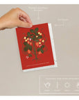 Carte de Souhaits Sweet Strawberry Seedlings - Ex - voto