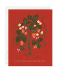 Carte de Souhaits Sweet Strawberry Seedlings - Ex - voto