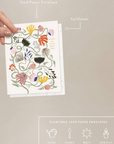 Carte de Souhaits Widly In Love Seedlings - Ex - voto