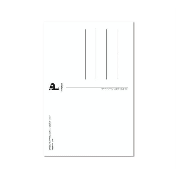 Carte Postale Canada Grizzly Paperole - Ex - voto