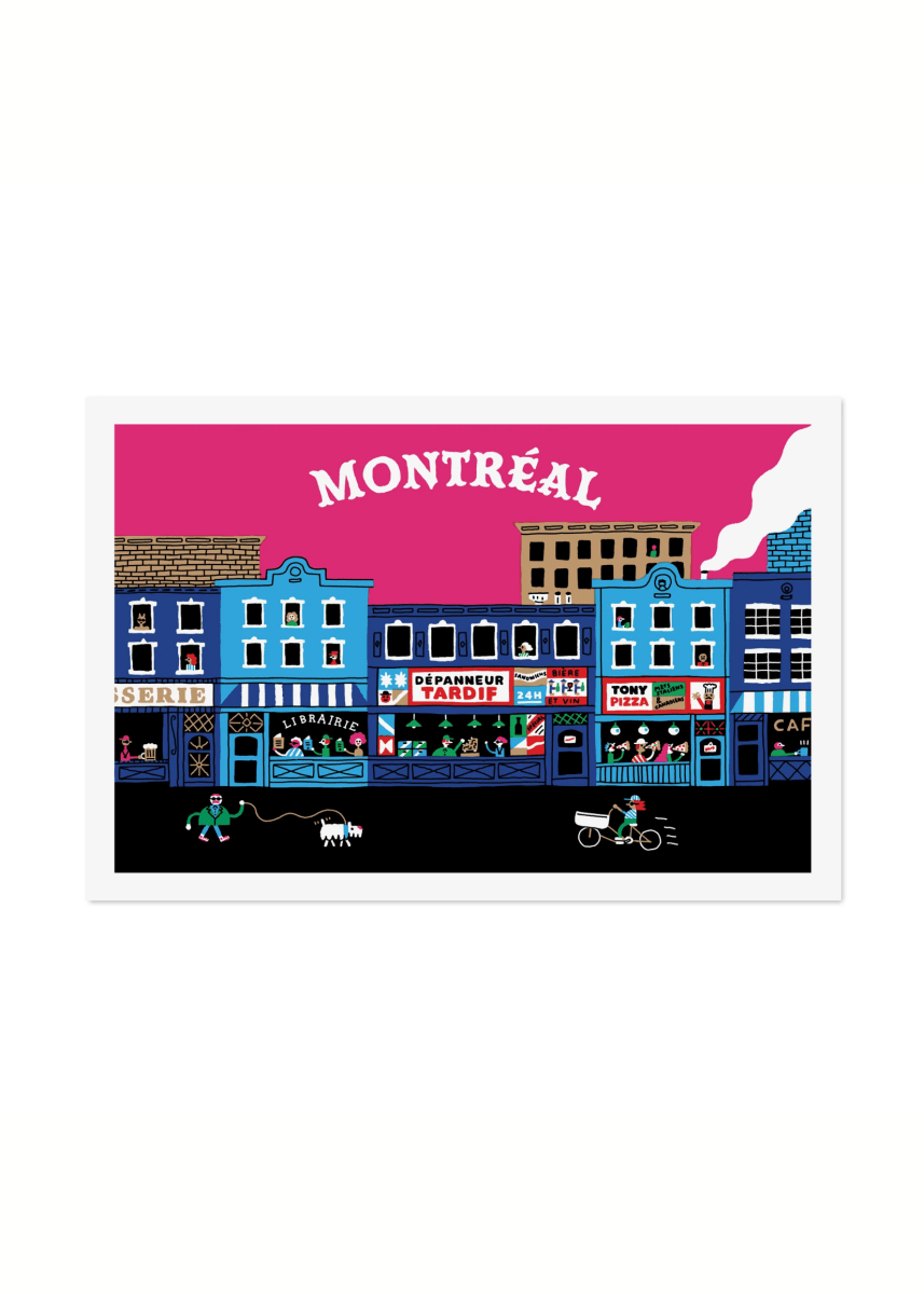 Carte postale Dépanneur Montréal Paperole - Ex - voto