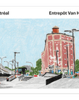 Carte Postale Entrepôt Van Horne Jeraume x Paperole - Ex - voto