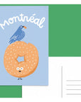 Carte Postale Montréal Bagel Anne - Julie Dudemaine - Ex - voto