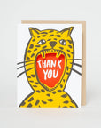 Carte Thank You Cheetah Egg Press - Ex - voto