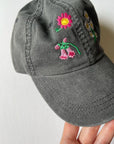 Casquette Brodée Fleurs Sauvages Banquet Atelier - Ex - voto