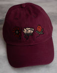 Casquette Ditsy Bourgogne Stay Home Club - Ex - voto