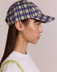 Casquette Tomboy Check Damson Madder - Ex - voto