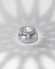 Cendrier Marocain Aluminum Chrome avec Couvercle Yemma - Ex-voto