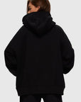 Chandail à Capuchon Oversized Noir Kuwalla SOLDE - Vente finale - Ex - voto
