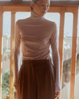 Chandail Col Roulé Mijeong Park Dusty Pink SOLDE - Vente finale - Ex - voto