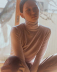 Chandail Col Roulé Mijeong Park Dusty Pink SOLDE - Vente finale - Ex - voto