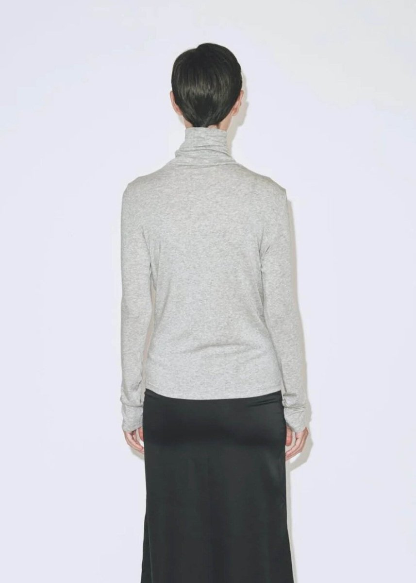 Chandail Col Roulé Mijeong Park Gris SOLDE - Vente finale - Ex - voto