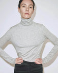 Chandail Col Roulé Mijeong Park Gris SOLDE - Vente finale - Ex - voto