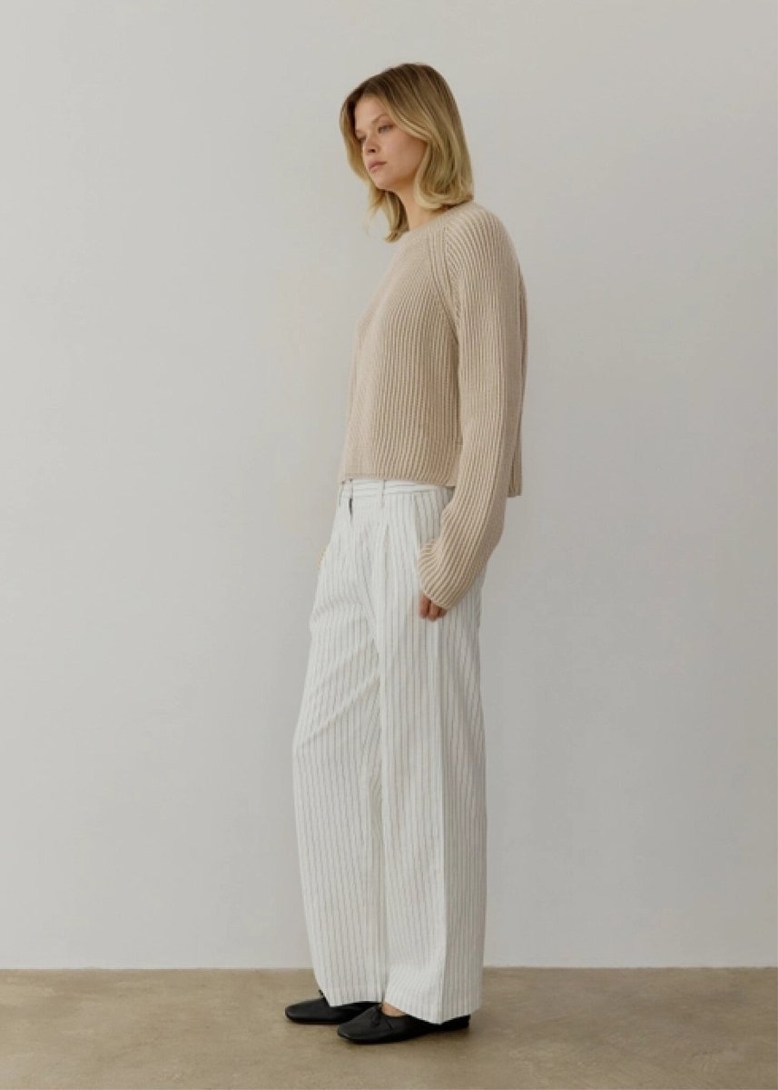 Chandail Devin All Row Beige SOLDE - Vente finale - Ex - voto