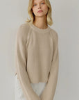 Chandail Devin All Row Beige SOLDE - Vente finale - Ex - voto