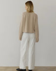 Chandail Devin All Row Beige SOLDE - Vente finale - Ex - voto
