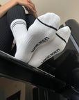 Chaussette Boyfriend Le Bon Shoppe Classic White - Ex - voto