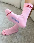 Chaussettes Boyfriend Le Bon Shoppe Amour Pink - Ex - voto