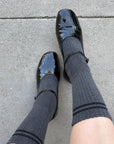 Chaussettes Boyfriend Le Bon Shoppe Charcoal - Ex - voto