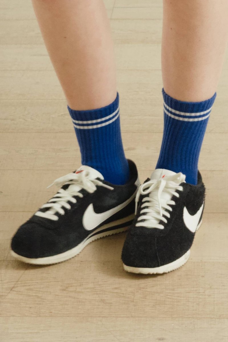 Chaussettes Boyfriend Le Bon Shoppe Cobalt - Ex - voto