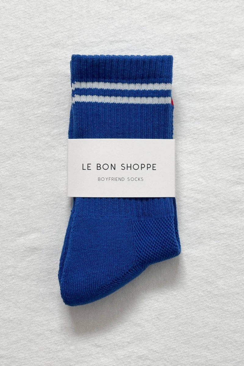 Chaussettes Boyfriend Le Bon Shoppe Cobalt - Ex - voto