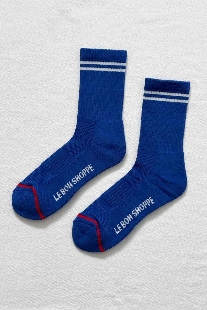 Chaussettes Boyfriend Le Bon Shoppe Cobalt - Ex - voto