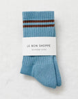 Chaussettes Boyfriend Le Bon Shoppe Powder Blue - Ex - voto