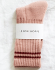 Chaussettes Boyfriend Le Bon Shoppe Rose Vintage - Ex - voto