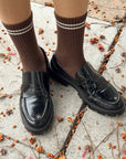 Chaussettes Boyfriend Le Bon Shoppe Wood - Ex - voto