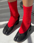 Chaussettes Classique Cachemire Le Bon Shoppe Poppy Red - Ex - voto