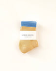 Chaussettes Color Block Girlfriend Jaune et Bleu Le Bon Shoppe - Ex - voto