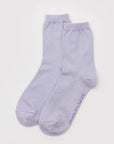 Chaussettes Crew Baggu Lilas Métallique - Ex - voto