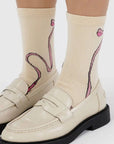 Chaussettes Crew Baggu Pink Bow - Ex - voto