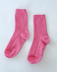 Chaussettes Her Le Bon Shoppe Bright Pink - Ex - voto