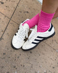 Chaussettes Her Le Bon Shoppe Bright Pink - Ex - voto