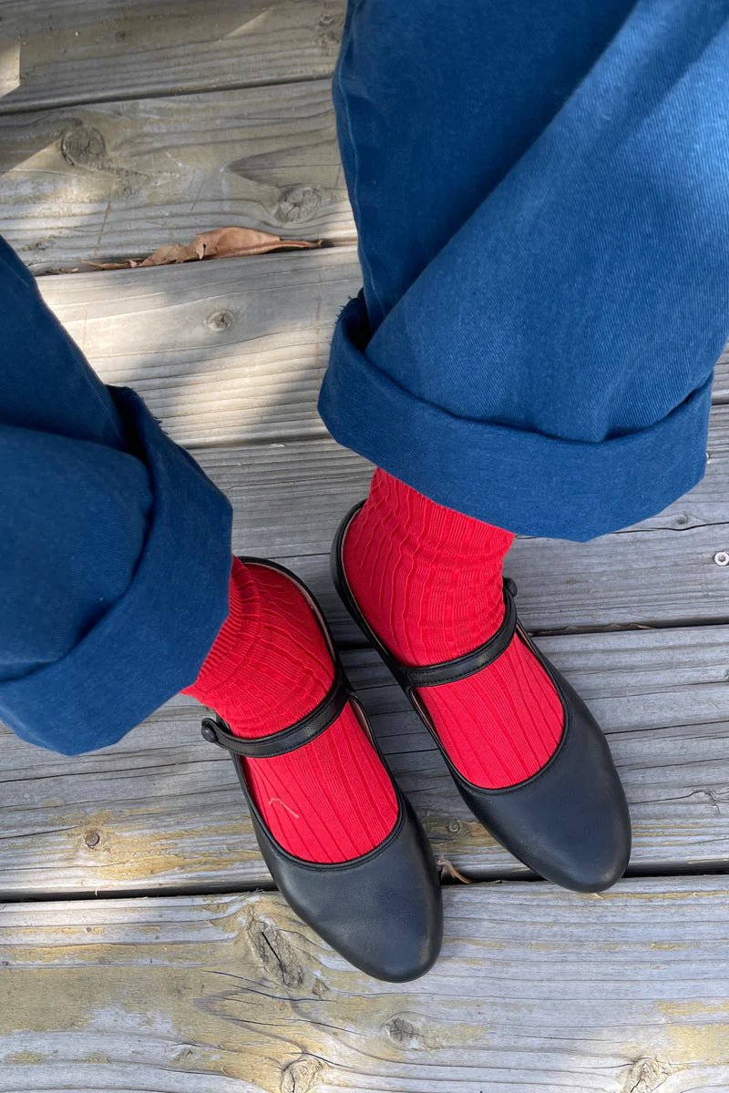 Chaussettes Her Le Bon Shoppe Classic Red - Ex - voto